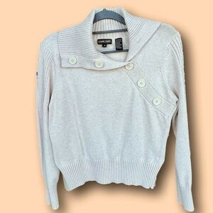 Jeanne Pierre cream colored sweater